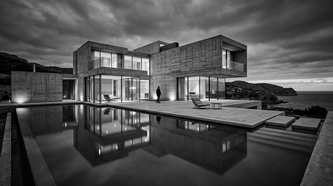 IAS Real Estate & Builders Luxury Architectural Property Background